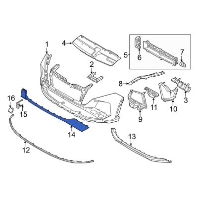 HY1044135 Front Bumper Cover Molding