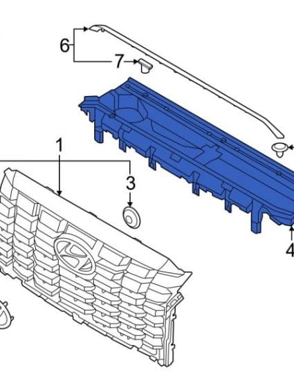 HY1224134 Front Upper Sight Shield