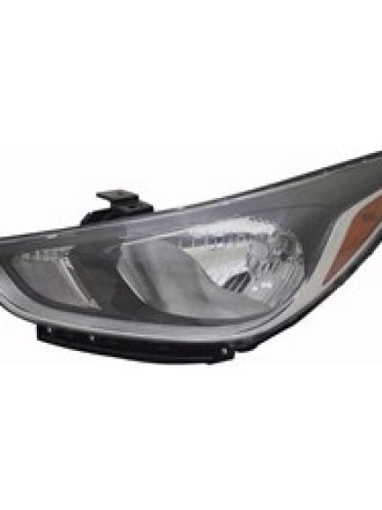 HY2502218C Driver Side Headlight Assembly