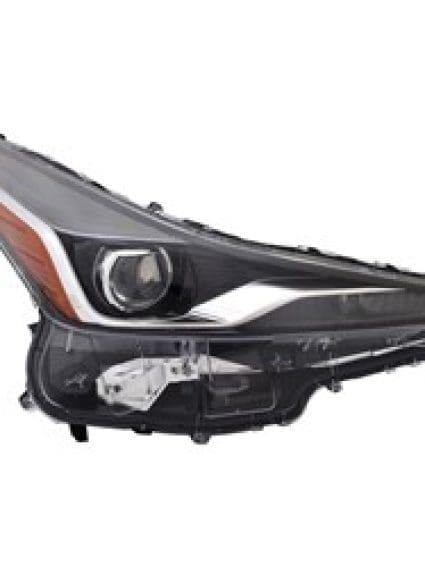TO2503282 Front Light Headlight Assembly Passenger Side