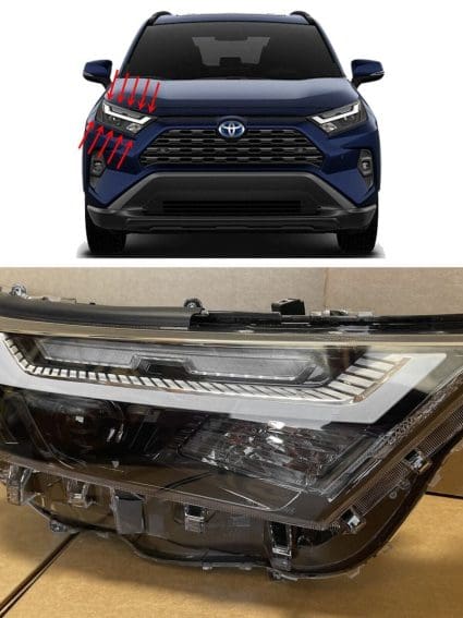 TO2503314C Front Light Headlight Assembly Passenger Side