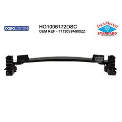 HO1006172DSC Front Bumper Impact Bar