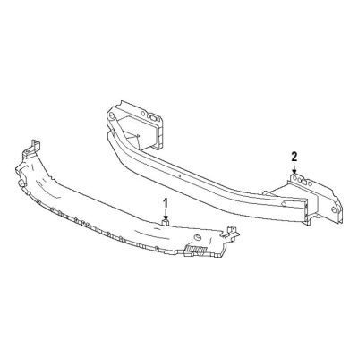 HO1006206DSC Front Bumper Impact Bar HO1006206DSC Front Bumper Impact Bar