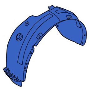 KI1248173C Driver Side Fender Liner