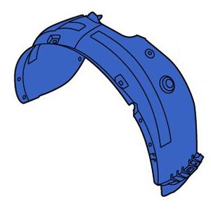 KI1249173C Passenger Side Fender Liner