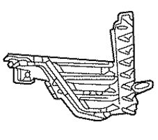 GM1038301C Driver Side Front Bumper Insert