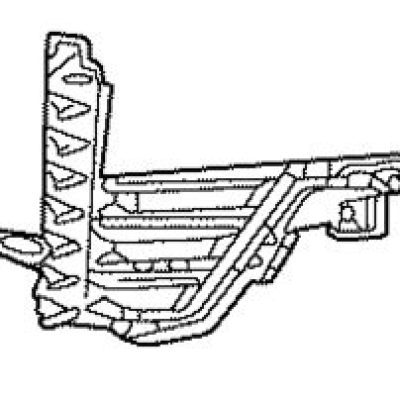GM1039301C Passenger Side Front Bumper Insert