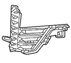 GM1039301C Passenger Side Front Bumper Insert