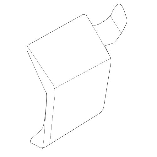 GM1129158 Rear Bumper Insert Tow Hook