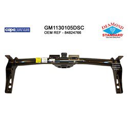 GM1130105DSC Rear Bumper Hitch Rebar