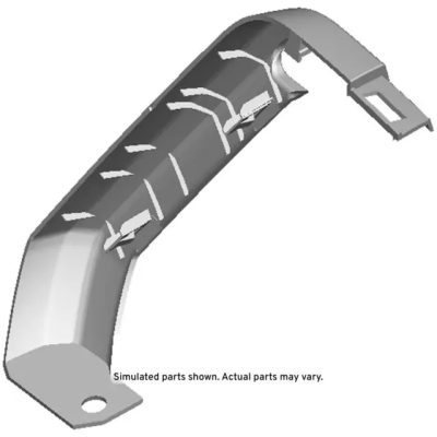 GM1147122 Passenger Side Rear Bumper Cover Molding