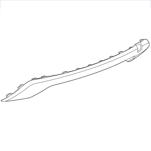 GM1195189 Rear Bumper Valance