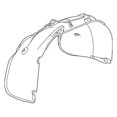 GM1249335 Passenger Side Fender Liner
