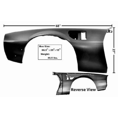 GLA1039FB Fender Panel Driver Side GLA1039FB Fender Panel Driver Side