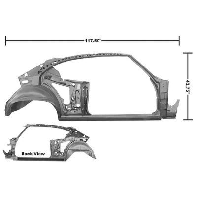 GLA1475P Repair Panels Quarter Frame Passenger Side