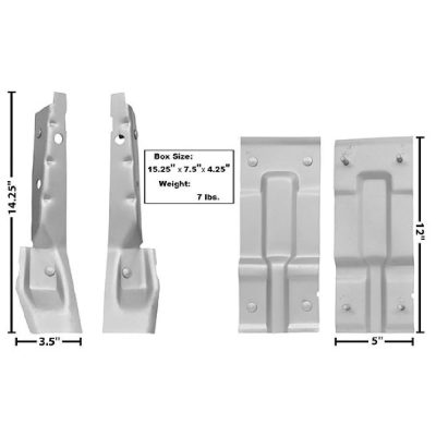 GLA1700GKWT Repair Panels Floor Seat Mount GLA1700GKWT Repair Panels Floor Seat Mount
