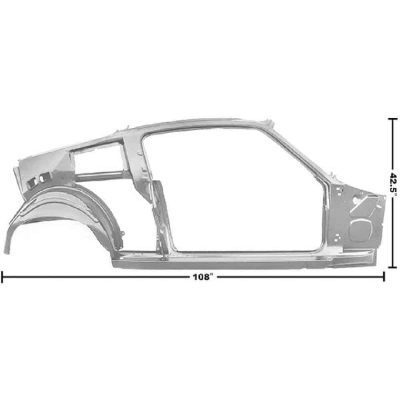 GLA3645TWT Door Frame Quarter Assembly