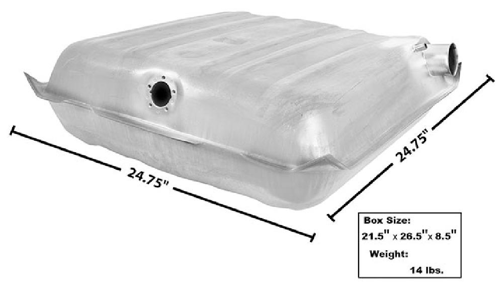 GLA4161 Fuel Delivery Tank Squared Corner GLA4161 Fuel Delivery Tank Squared Corner
