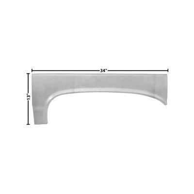 GLA1473B Repair Panels Quarter Lip Driver Side